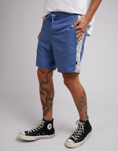 Silent Theory-Tribe Short Blue-Edge Clothing