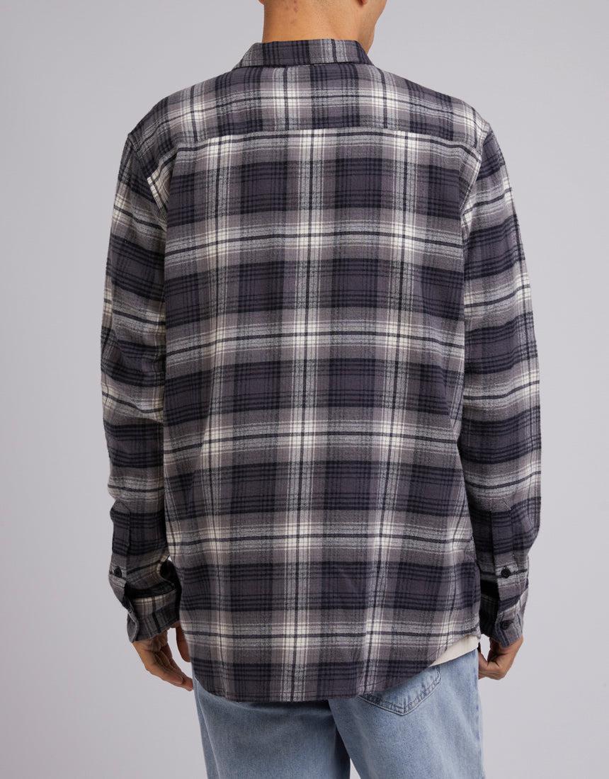 Silent Theory-Tuned Check Shirt Black-Edge Clothing