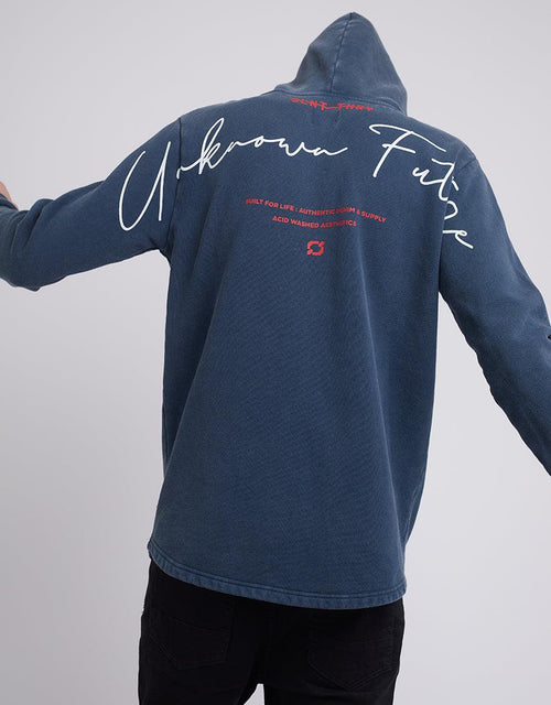 Silent Theory-Unknown Scoop Hoody Navy-Edge Clothing