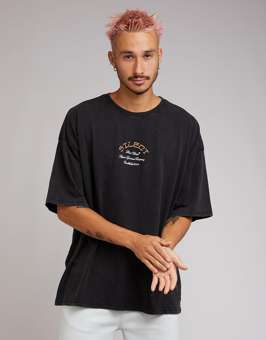 Silent Theory-Unknown Tee Washed Black-Edge Clothing