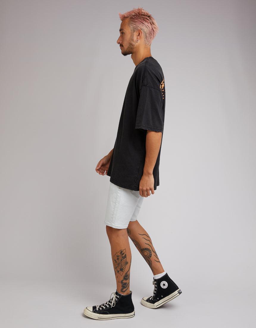 Silent Theory-Unknown Tee Washed Black-Edge Clothing