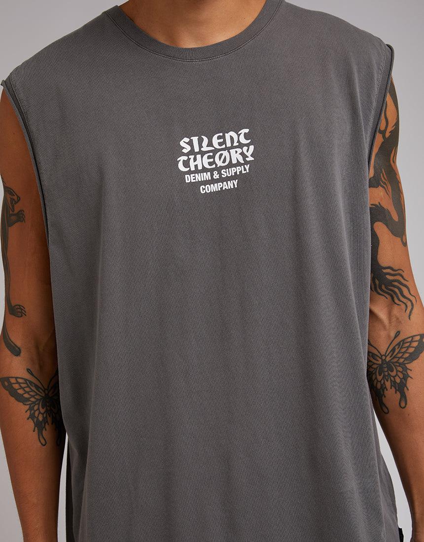 Silent Theory-Walker Layered Muscle Coal-Edge Clothing
