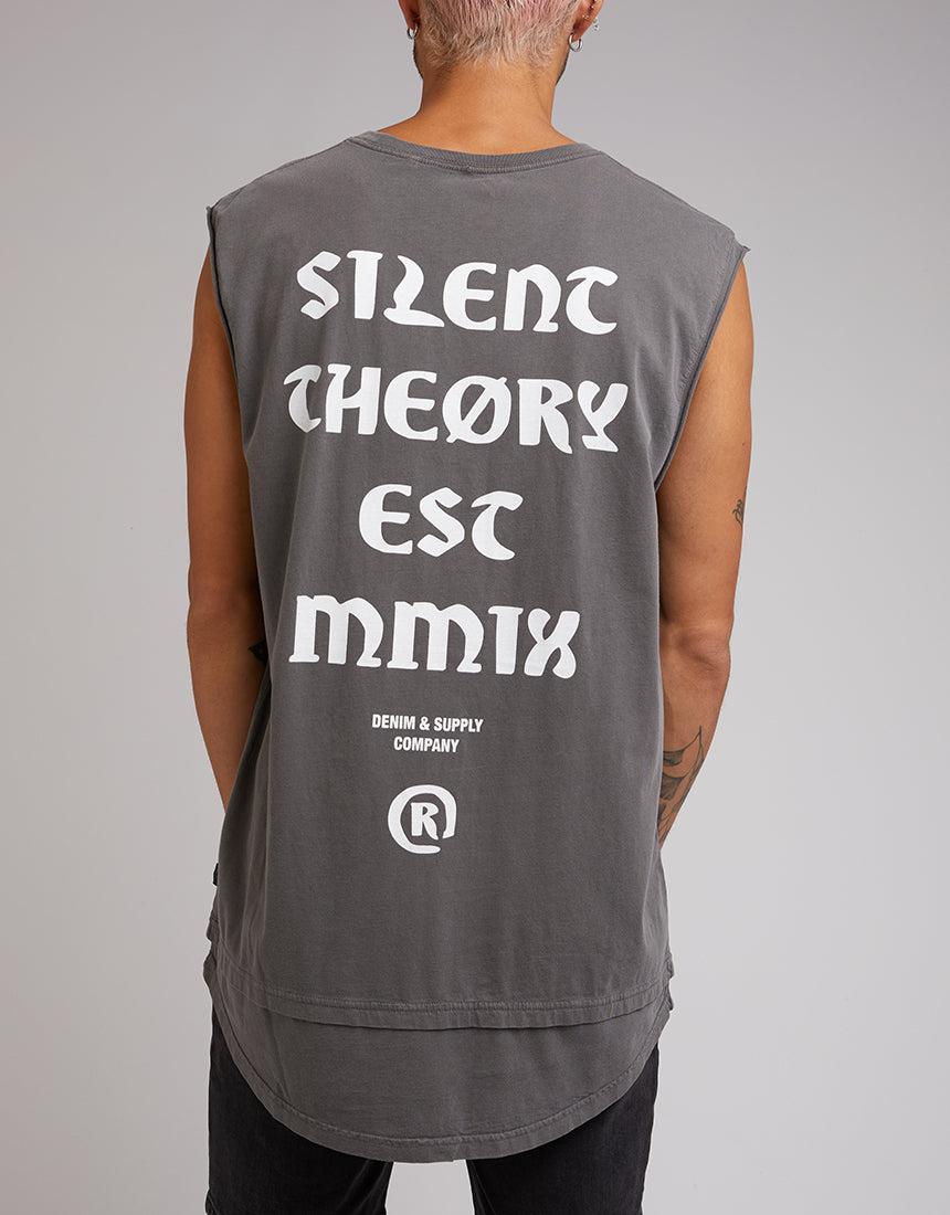 Silent Theory-Walker Layered Muscle Coal-Edge Clothing