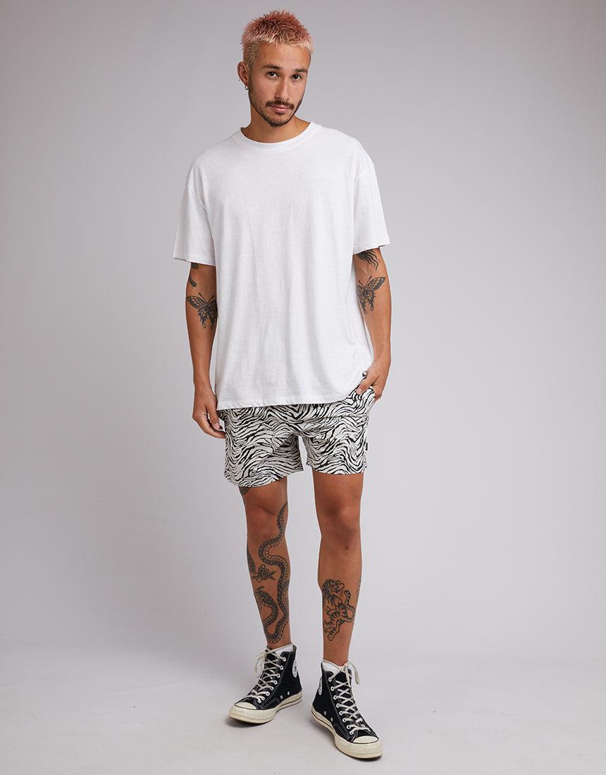 Silent Theory-Zebra Short Multicoloured-Edge Clothing