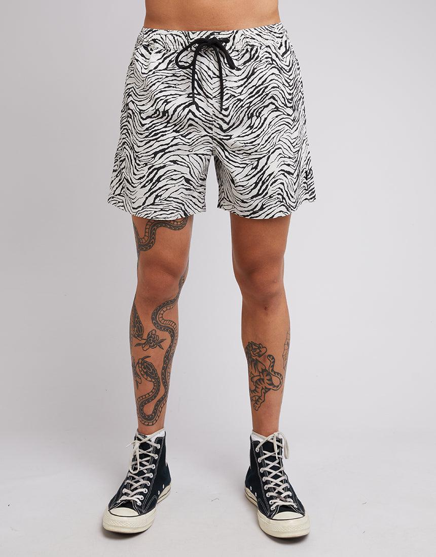 Silent Theory-Zebra Short Multicoloured-Edge Clothing