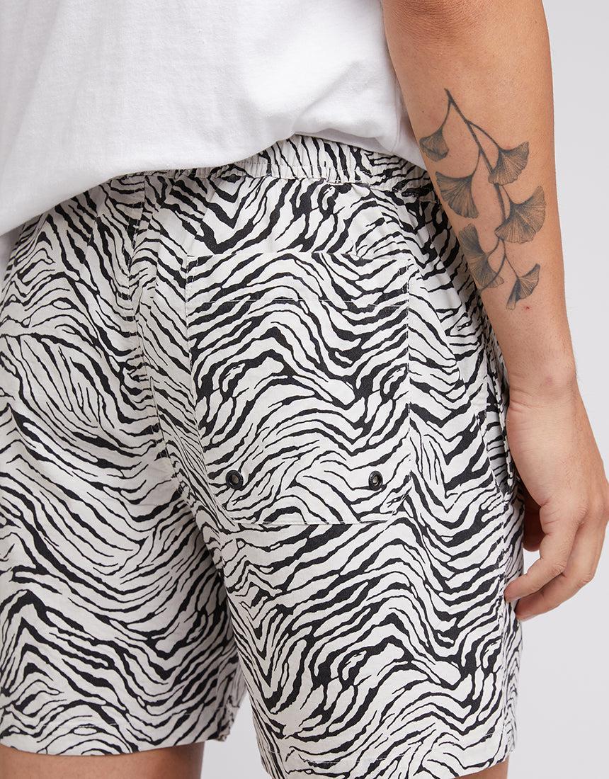 Silent Theory-Zebra Short Multicoloured-Edge Clothing