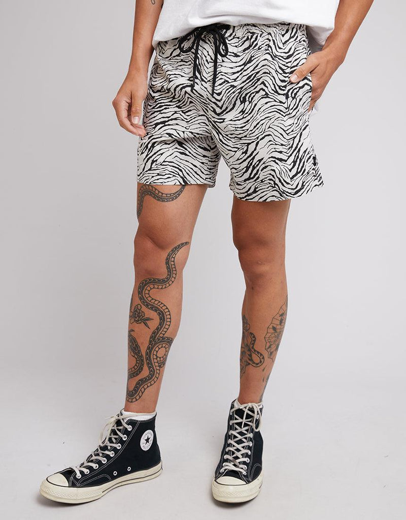 Silent Theory-Zebra Short Multicoloured-Edge Clothing