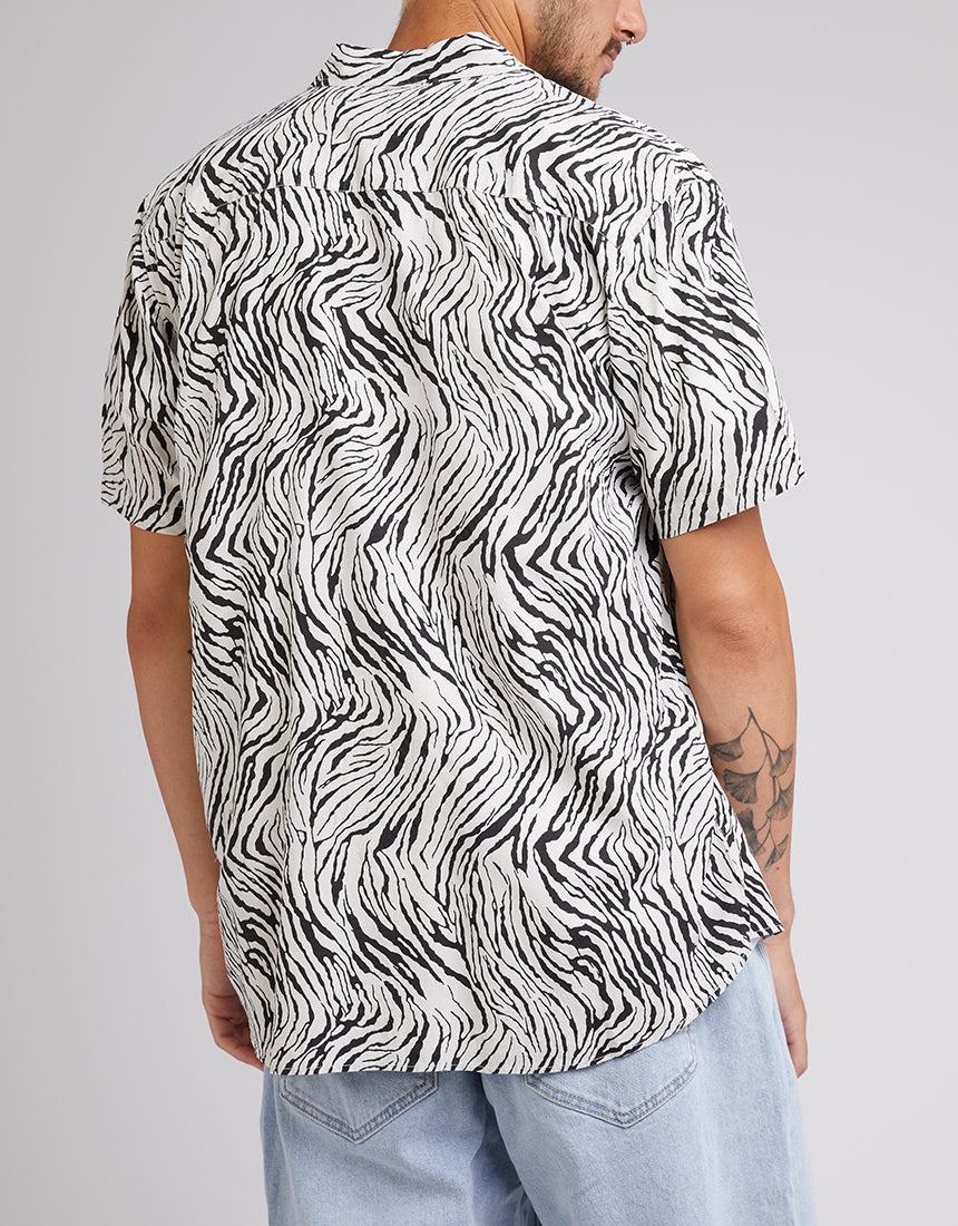 Silent Theory-Zebra Ss Shirt Multicoloured-Edge Clothing