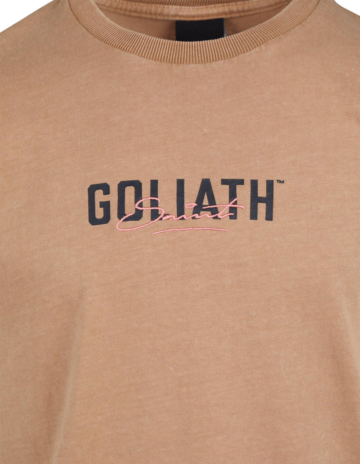 St Goliath 3-7-Capital Tee Tan-Edge Clothing