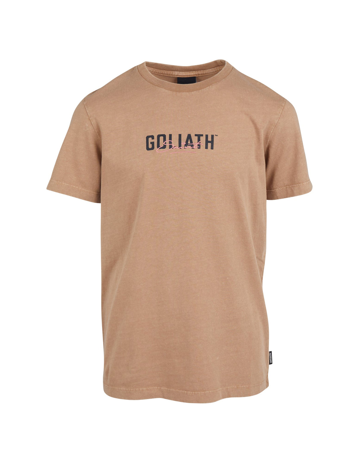 St Goliath 3-7-Capital Tee Tan-Edge Clothing