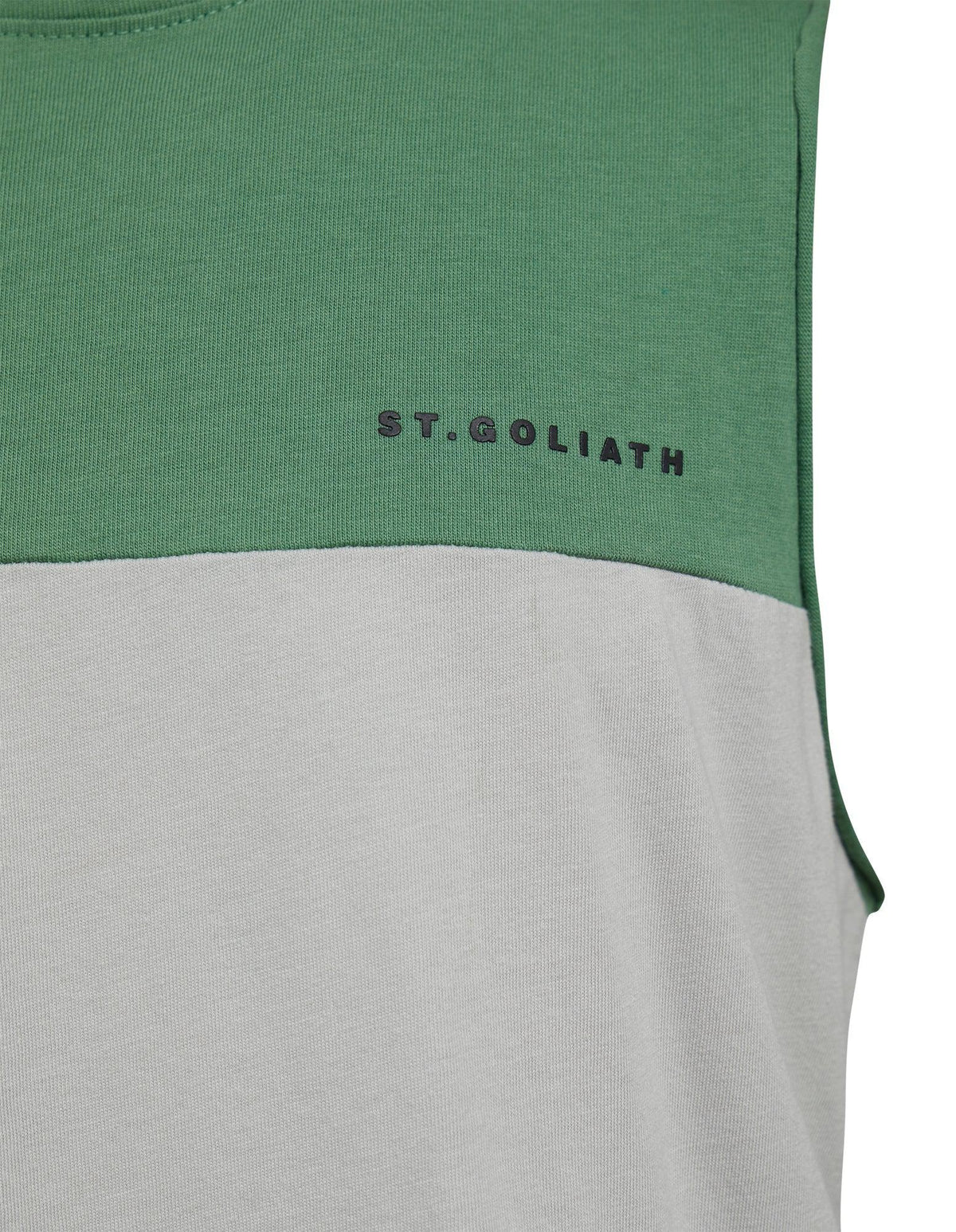 St Goliath 3-7-Kids Colour Block Muscle Green-Edge Clothing