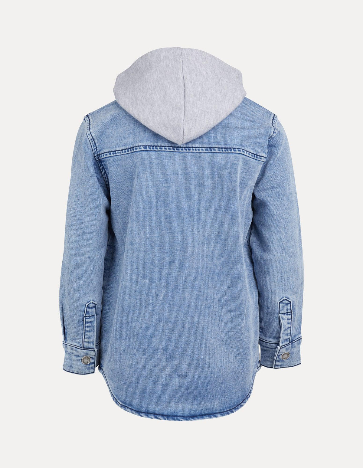 St Goliath 8-16-Denim Shacket Light Blue-Edge Clothing