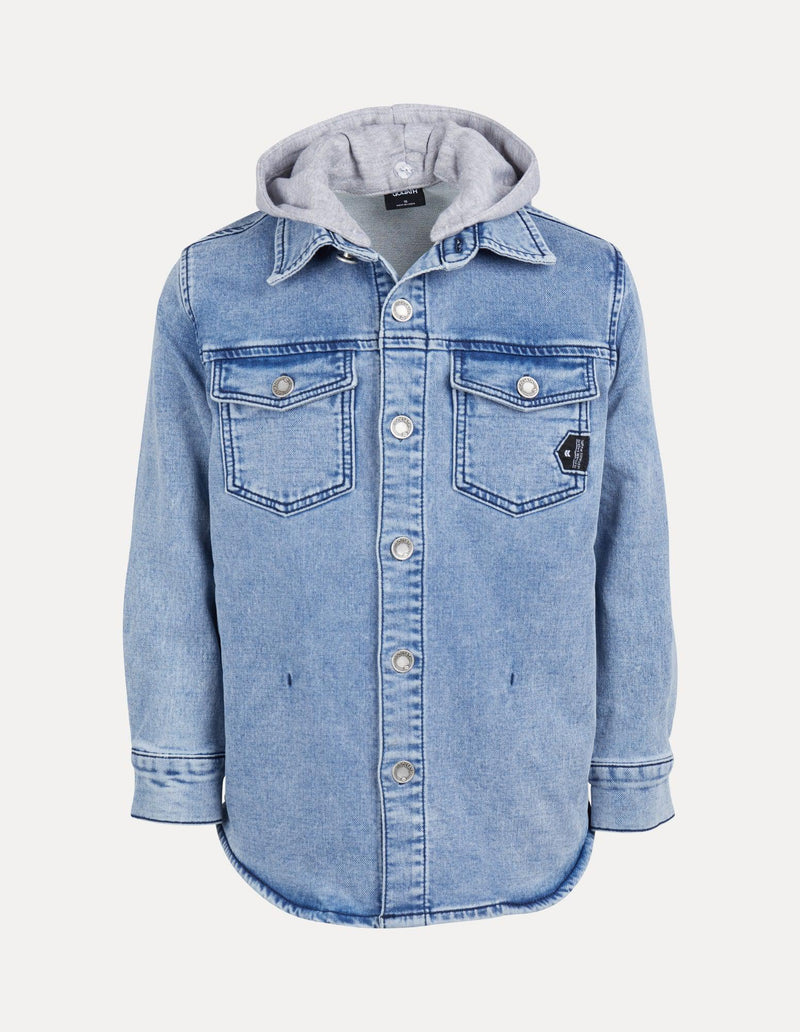 St Goliath 8-16-Denim Shacket Light Blue-Edge Clothing