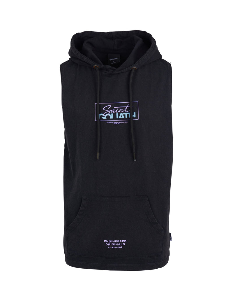 St Goliath 8-16-Glow S/less Hoody Black-Edge Clothing