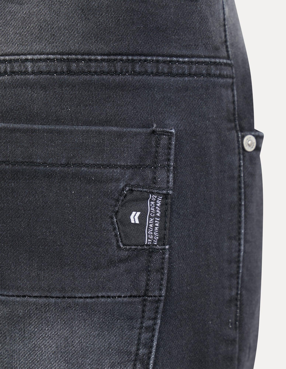 St Goliath 8-16-Iconic Pant Washed Black-Edge Clothing