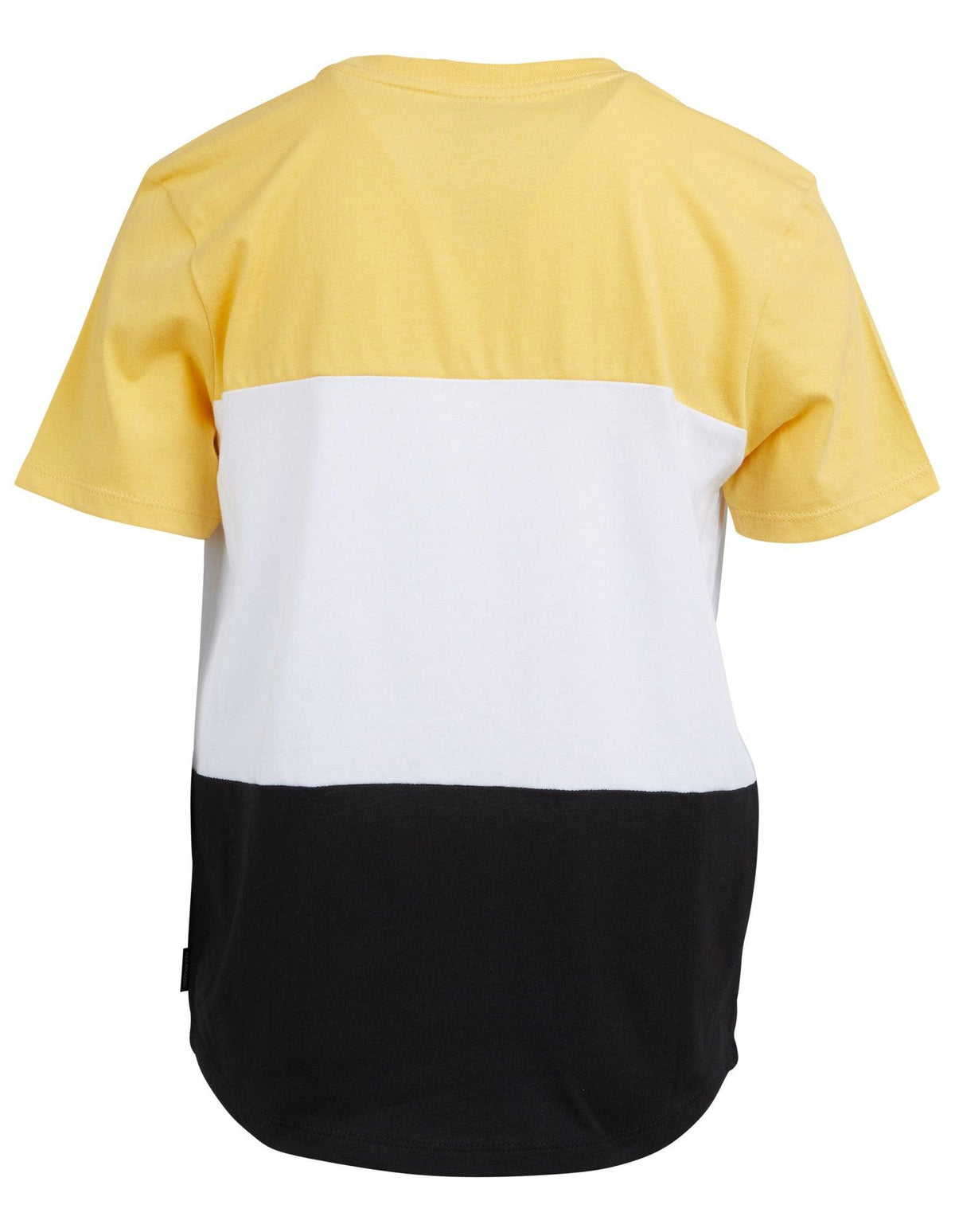 St Goliath 8-16-Kids Colour Block Tee Yellow-Edge Clothing