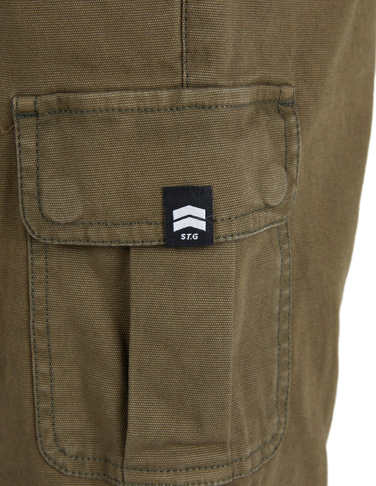 St Goliath 8-16-Kids Trail Cargo Short Khaki-Edge Clothing