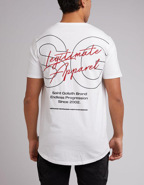 St. Goliath-Archive Tee White-Edge Clothing