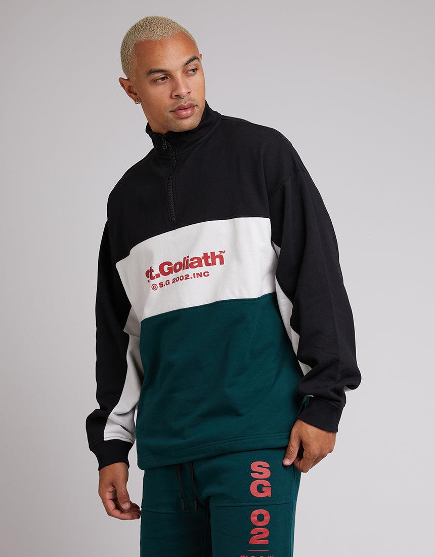 St. Goliath-Arena Qtr Zip Pine-Edge Clothing