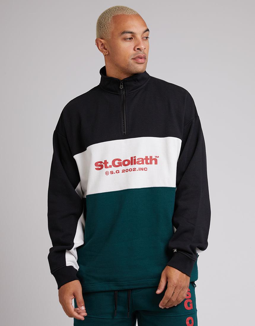 St. Goliath-Arena Qtr Zip Pine-Edge Clothing