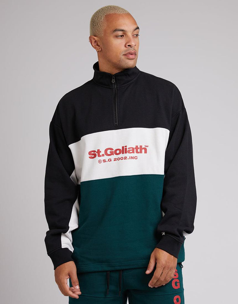St. Goliath-Arena Qtr Zip Pine-Edge Clothing