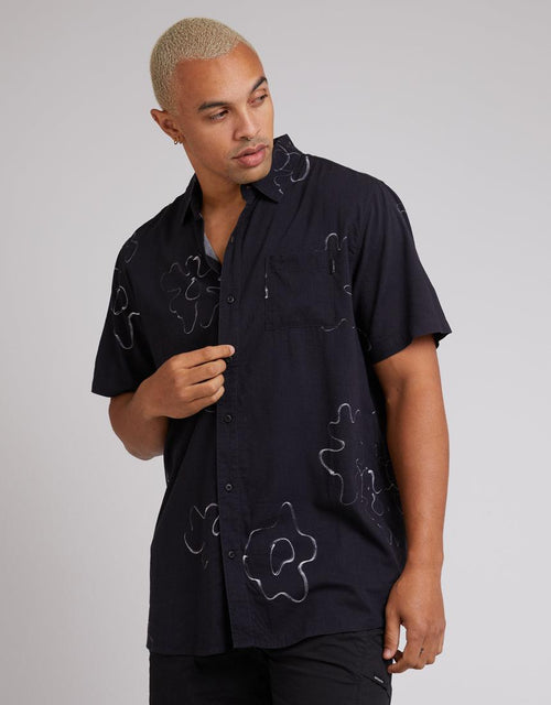 St. Goliath-Chalk S/s Shirt Black-Edge Clothing