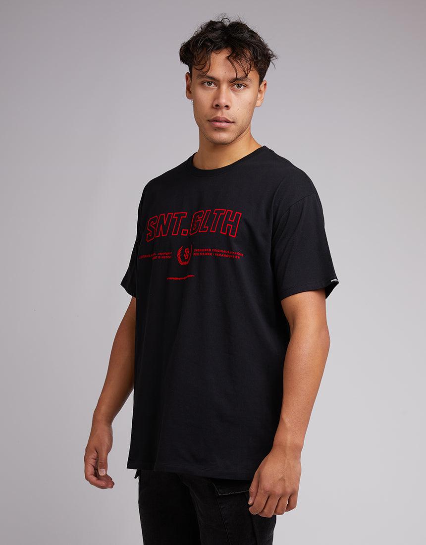 St. Goliath-Civil Tee Washed Black-Edge Clothing