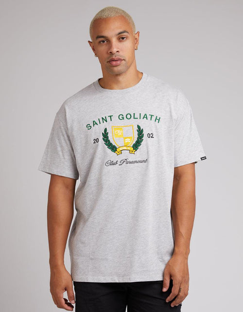 St. Goliath-Club Tee Grey Marle-Edge Clothing