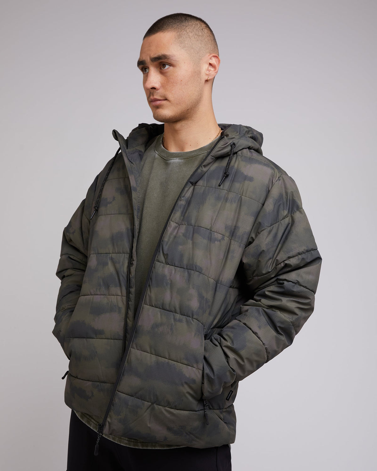St. Goliath-Domain Puffer Jacket Multicoloured-Edge Clothing