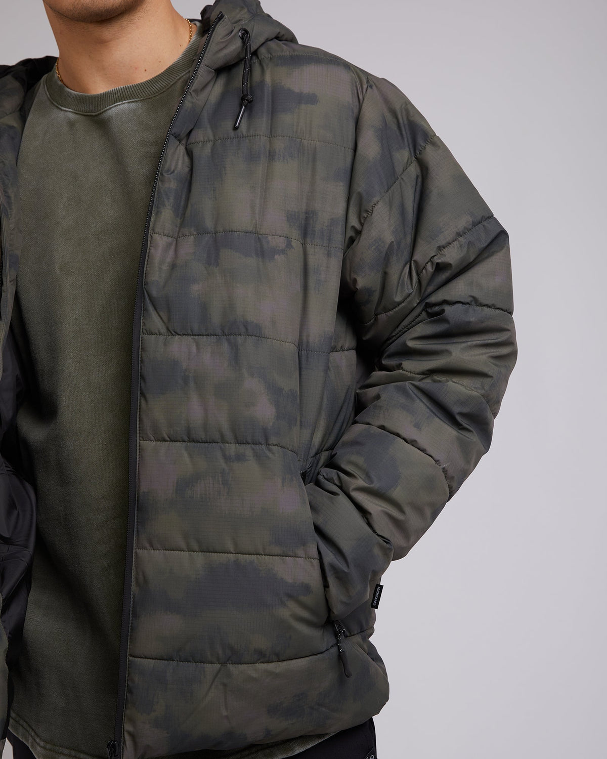St. Goliath-Domain Puffer Jacket Multicoloured-Edge Clothing