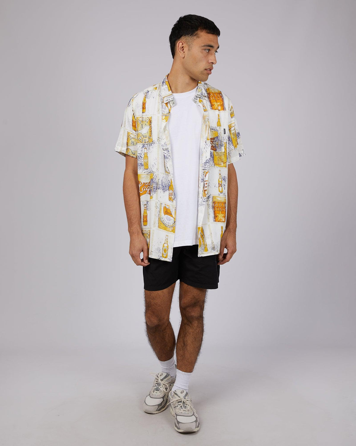 St. Goliath-Frothing Shirt Navy-Edge Clothing