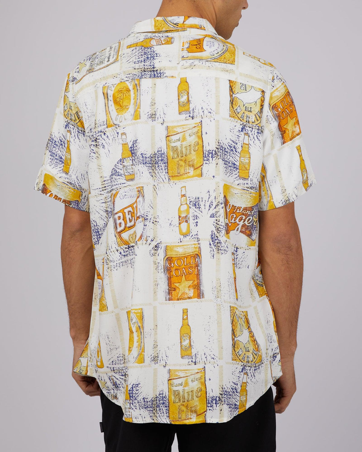 St. Goliath-Frothing Shirt Navy-Edge Clothing