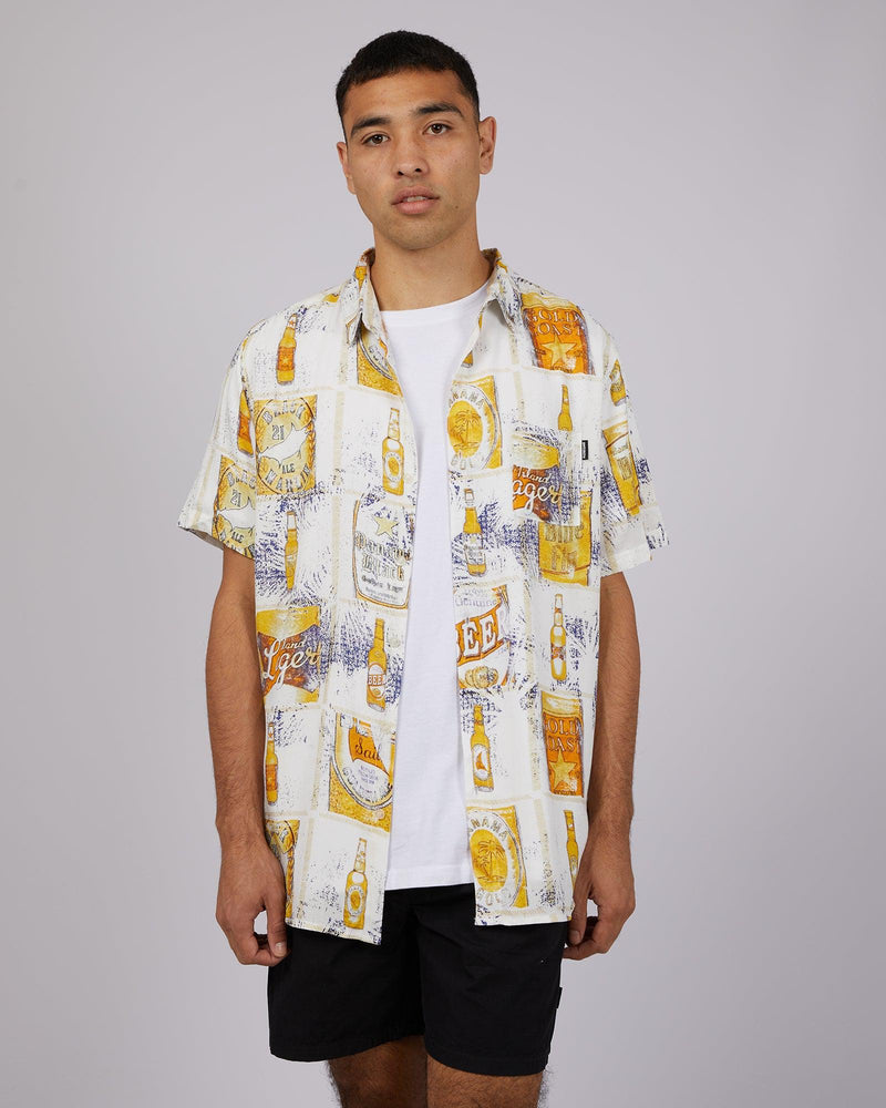St. Goliath-Frothing Shirt Navy-Edge Clothing