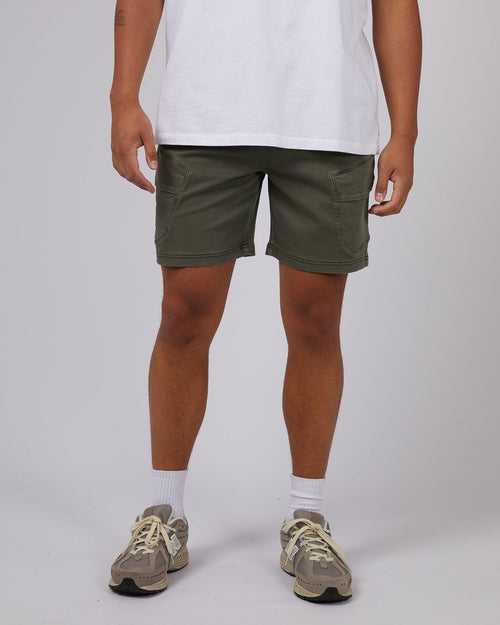 St. Goliath-Gully Cargo Short Khaki-Edge Clothing