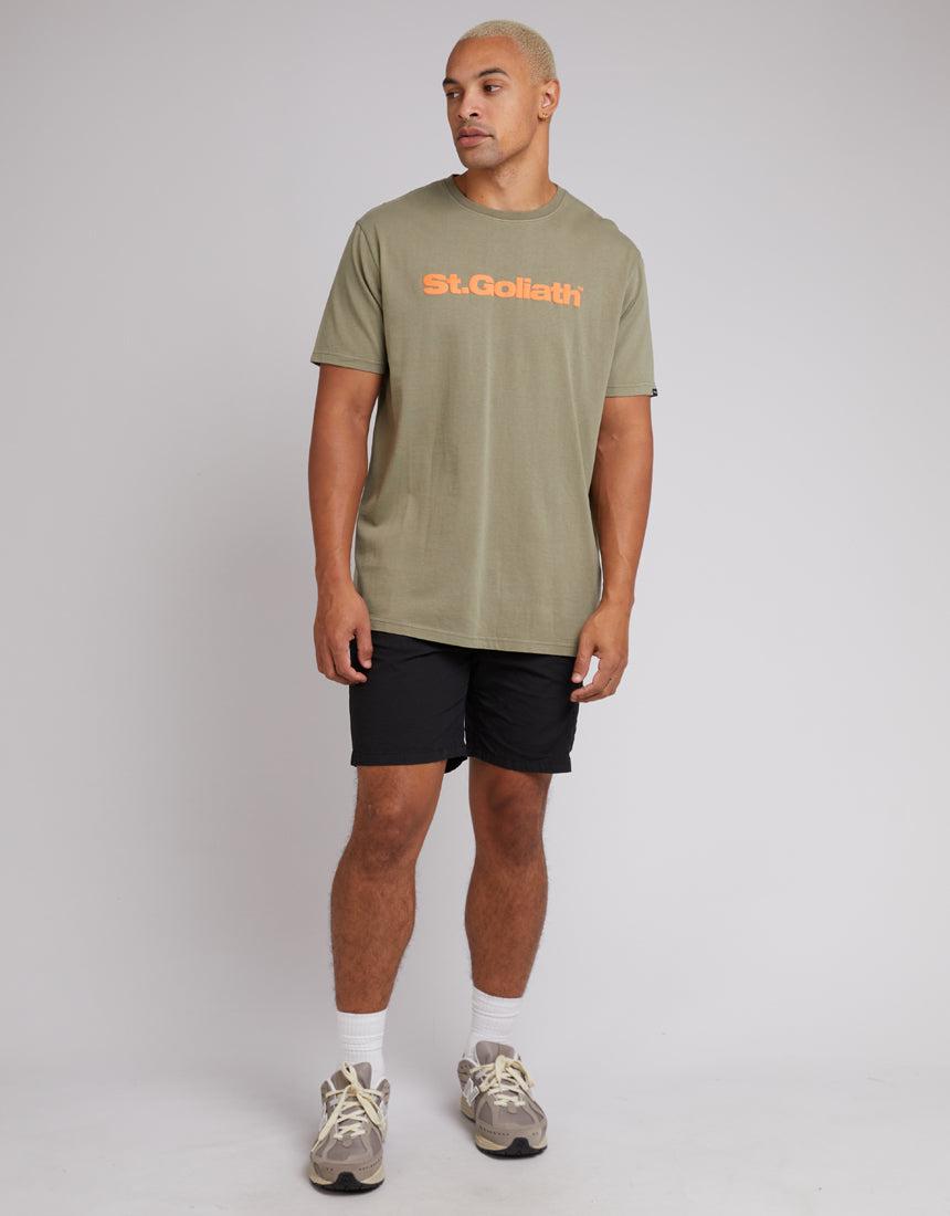 St. Goliath-Highlight Tee Khaki-Edge Clothing