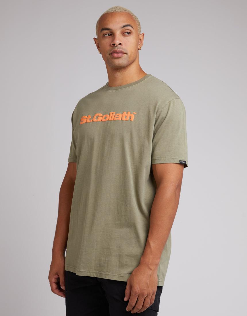 St. Goliath-Highlight Tee Khaki-Edge Clothing