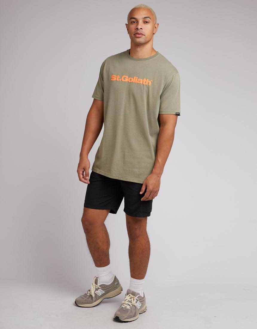 St. Goliath-Highlight Tee Khaki-Edge Clothing