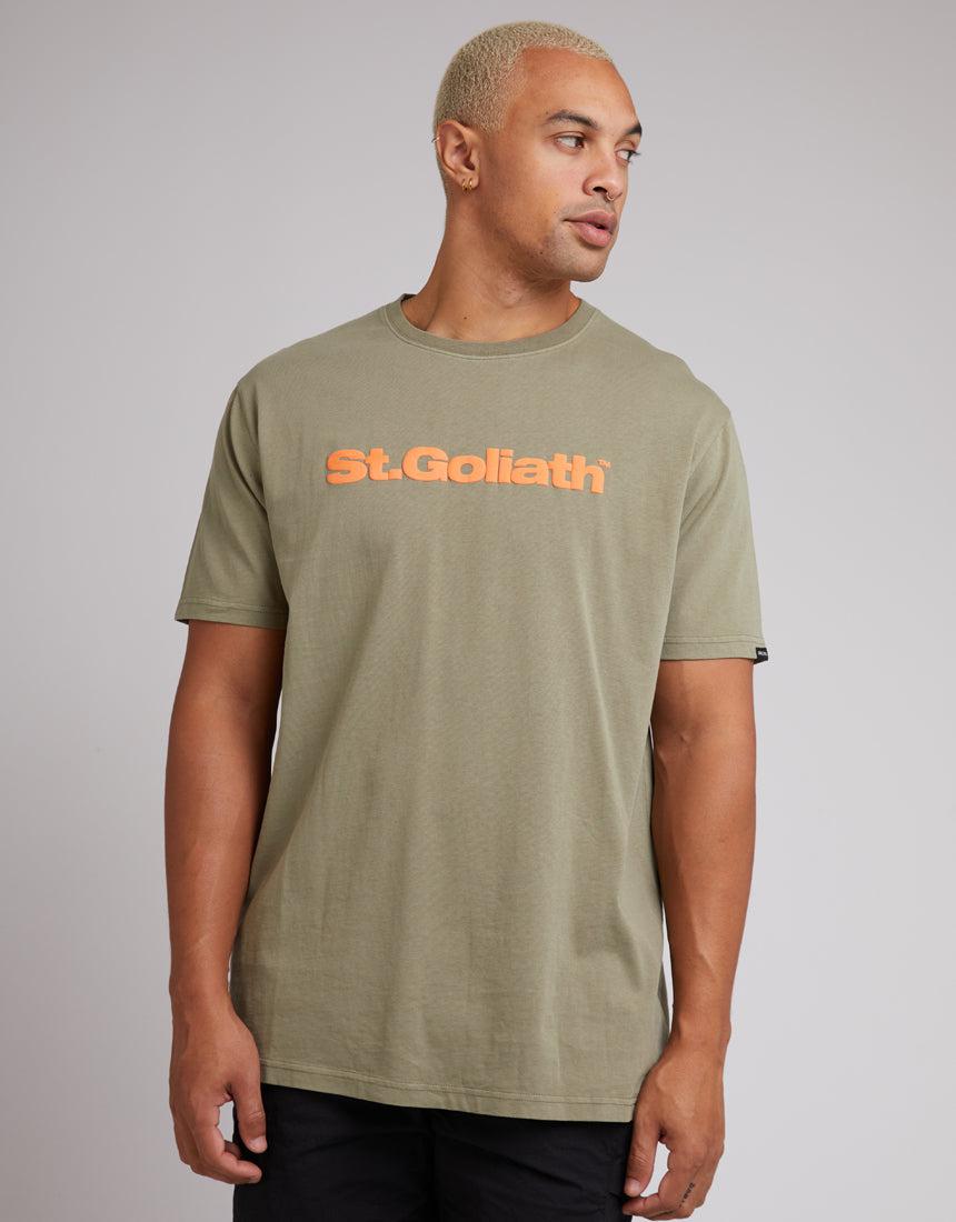 St. Goliath-Highlight Tee Khaki-Edge Clothing