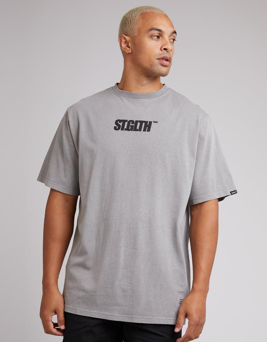 St. Goliath-Lane Tee Grey-Edge Clothing