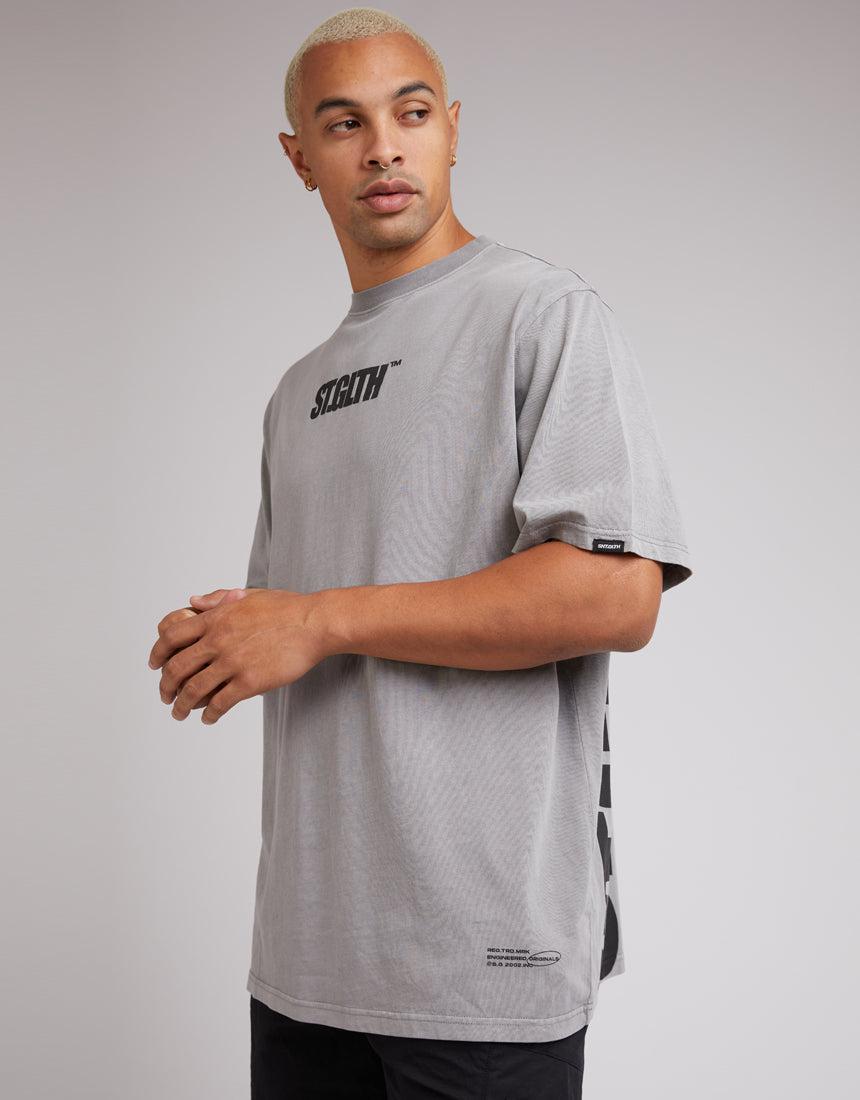 St. Goliath-Lane Tee Grey-Edge Clothing