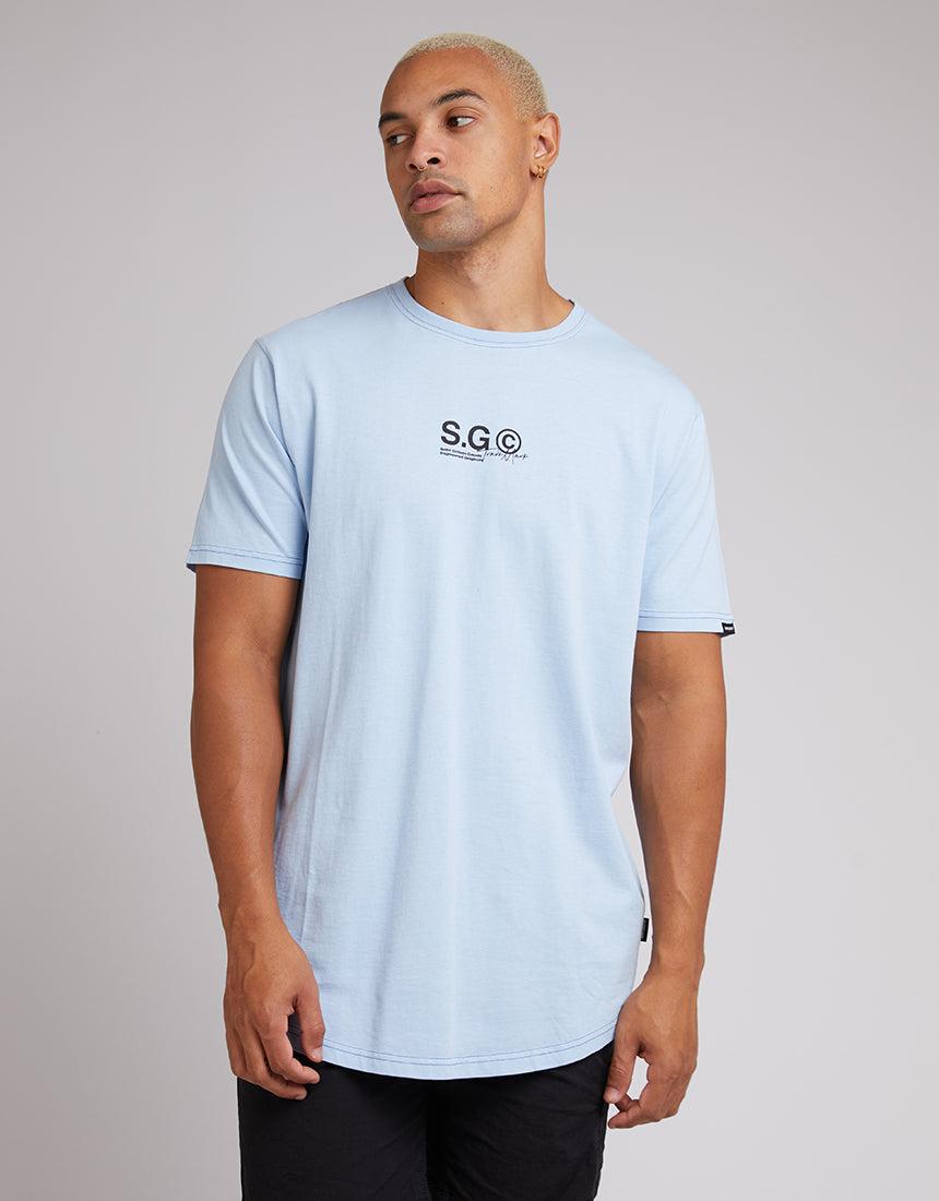 St. Goliath-Mark Up Tee Blue-Edge Clothing