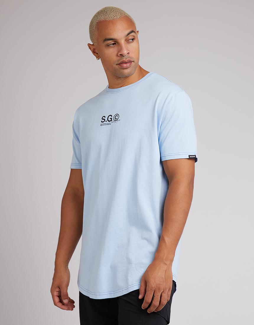 St. Goliath-Mark Up Tee Blue-Edge Clothing
