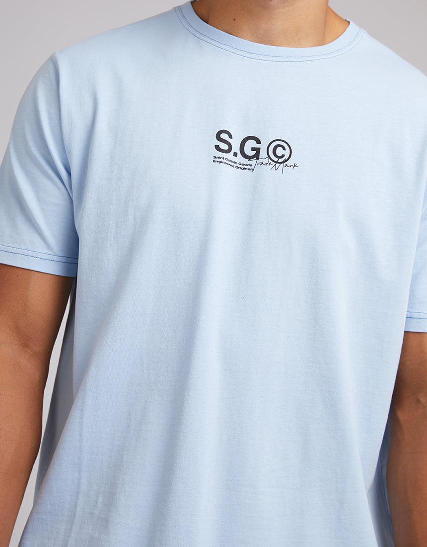 St. Goliath-Mark Up Tee Blue-Edge Clothing