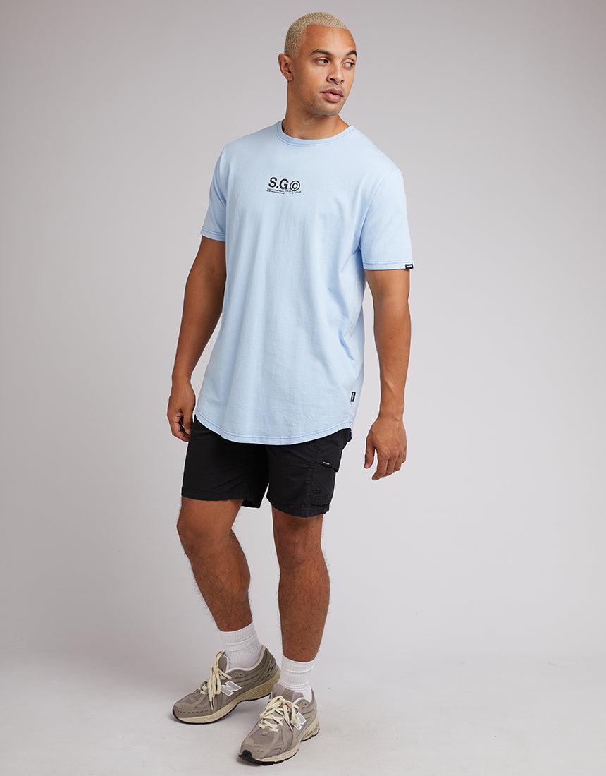 St. Goliath-Mark Up Tee Blue-Edge Clothing