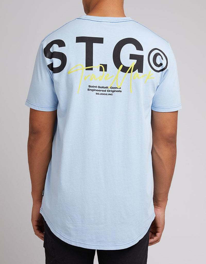 St. Goliath-Mark Up Tee Blue-Edge Clothing