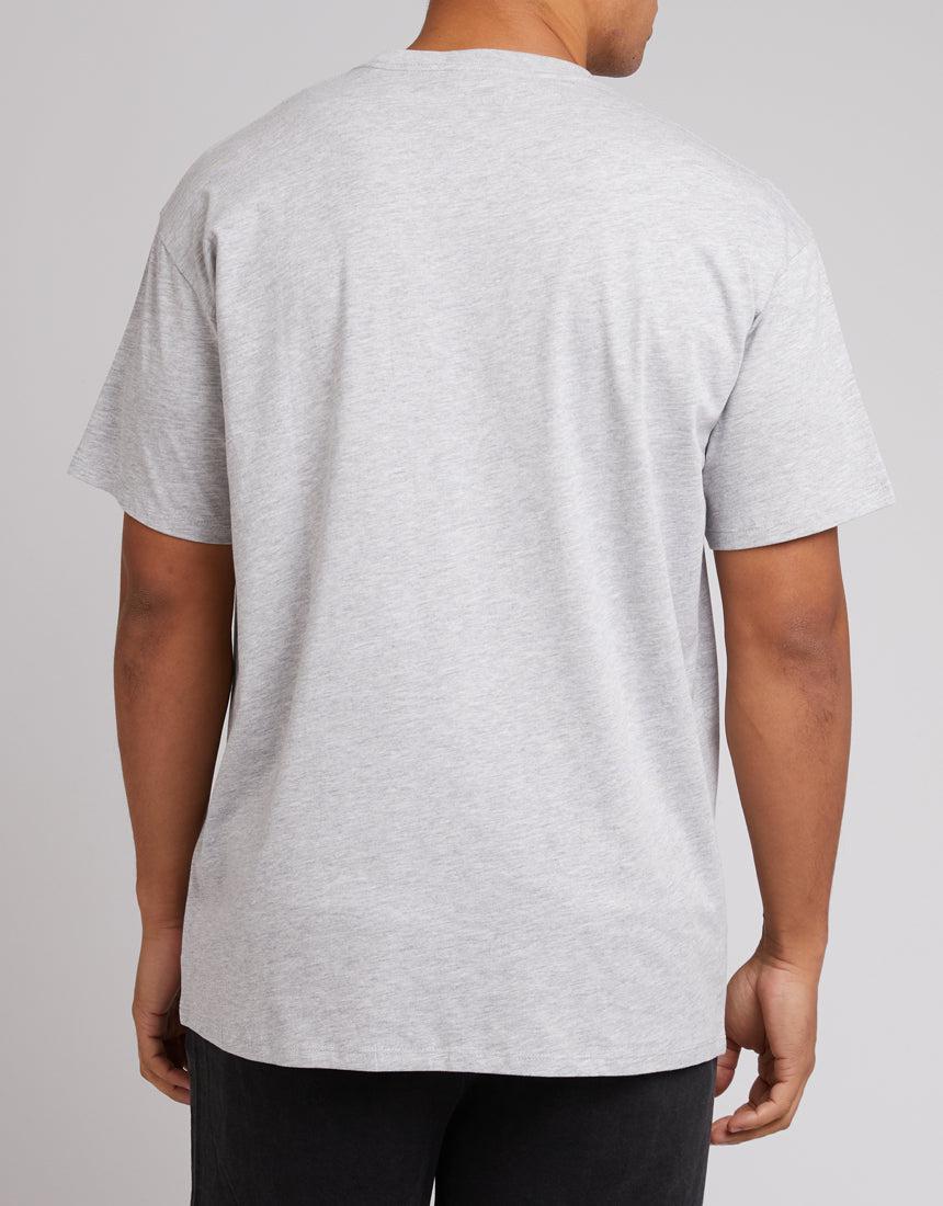 St. Goliath-Pebble Box Tee Grey Marle-Edge Clothing