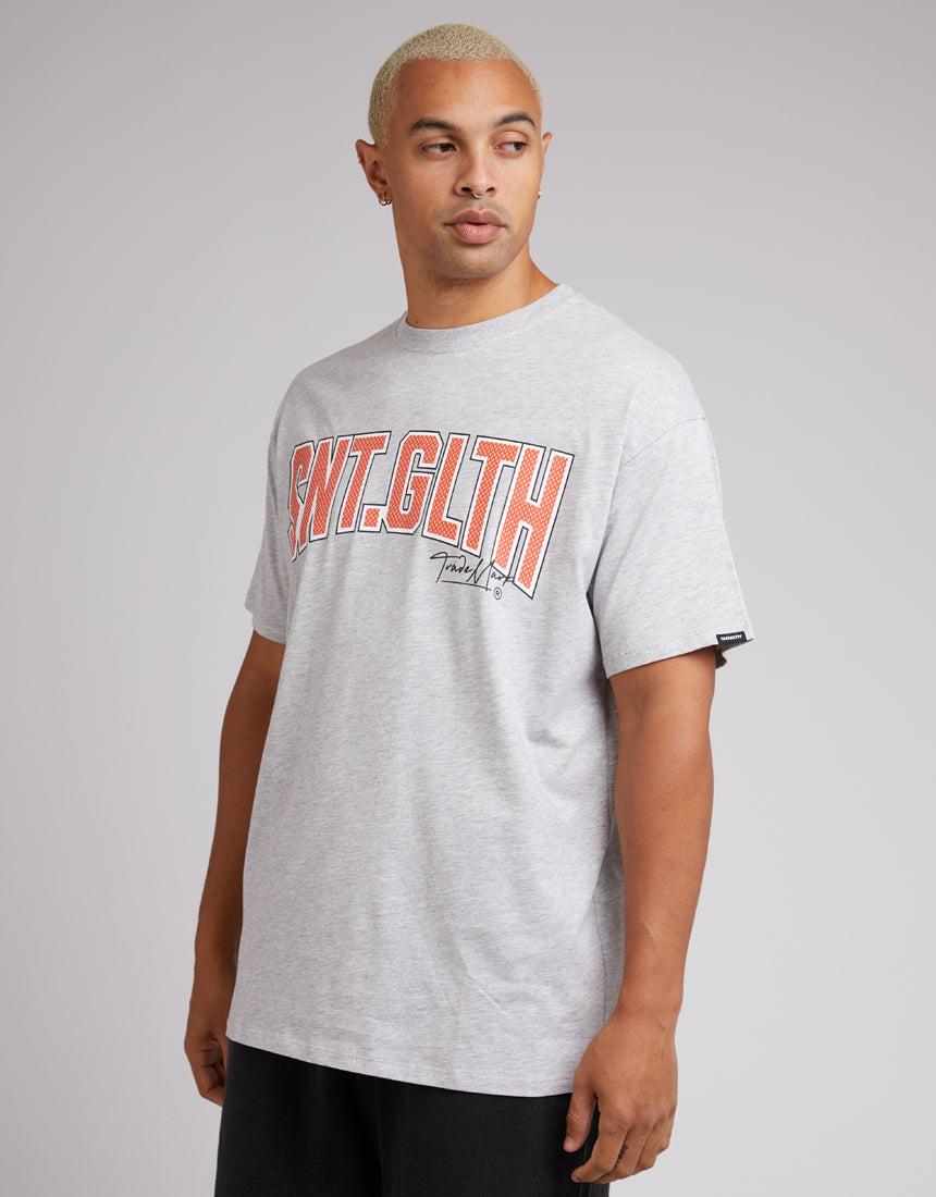 St. Goliath-Pebble Box Tee Grey Marle-Edge Clothing