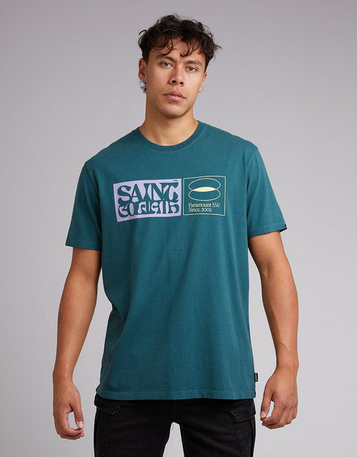 St. Goliath-Pitch Tee Bottle Green-Edge Clothing