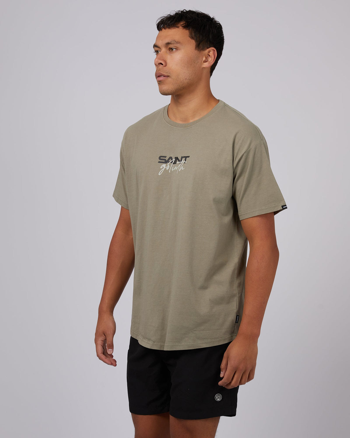 St. Goliath-Signature Tee Olive-Edge Clothing
