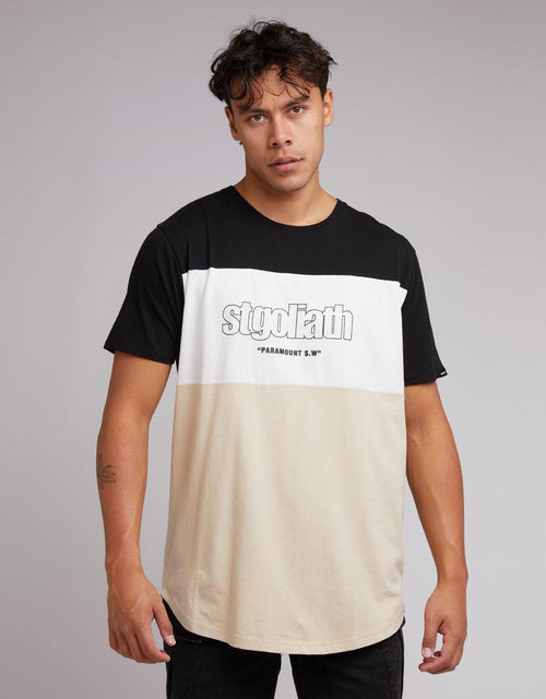 St. Goliath-Towers Tee Tan-Edge Clothing